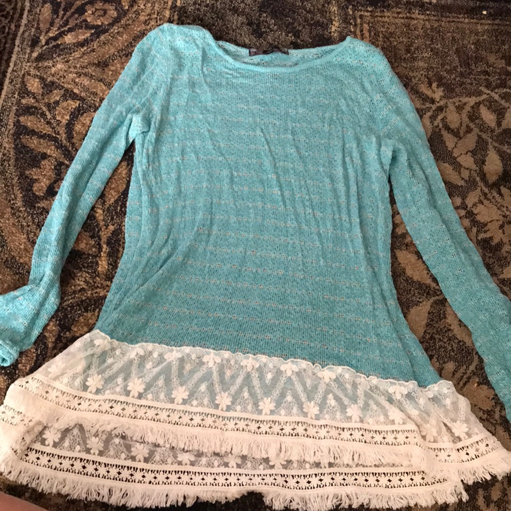 Crocheted sweater
